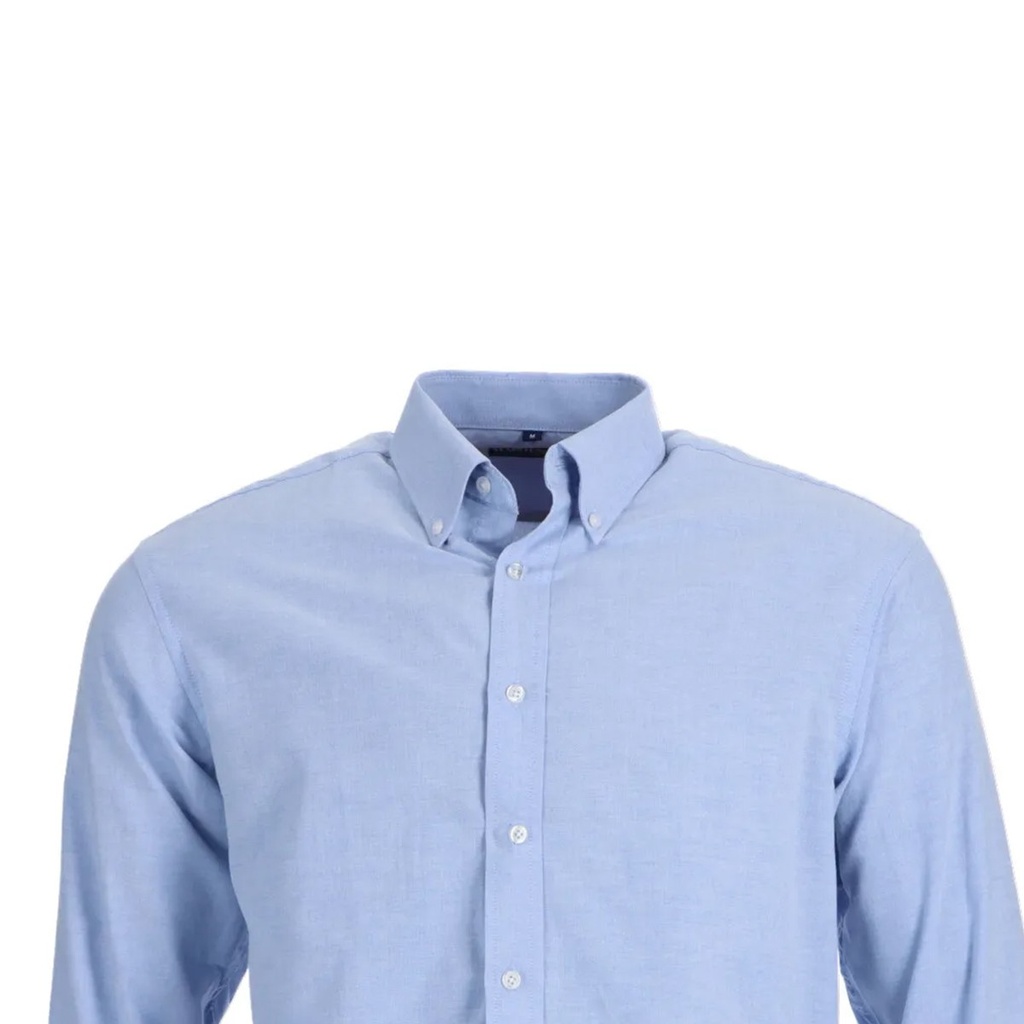 CAMISA OXFORD M/L CELESTE T/M