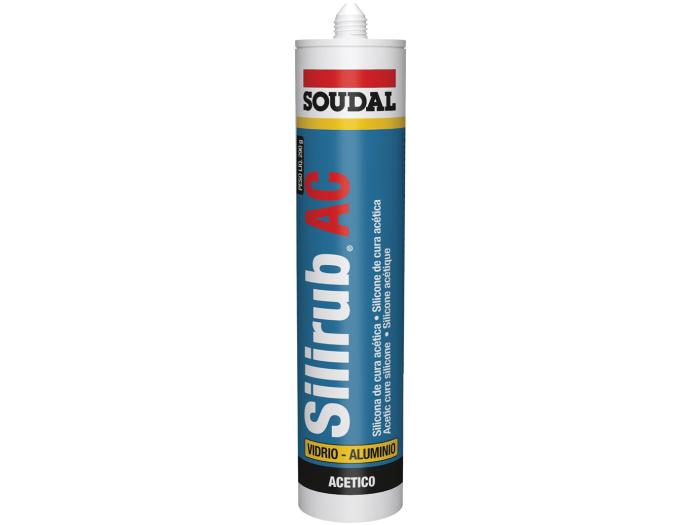 SILICONA UNIVERSAL ACET ALUMINIO CART.300ML SOUDAL