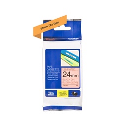 [TZEB51] CINTA STD NEGRA SOBRE FLUORESCENTE NARANJA 24MM