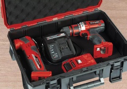 [4513926-1] Kit taladro percutor TE-CD 18/48 + Esmeril Axxio 18/115 + bateria 4 ah + cargador + Maleta + set de brocas
