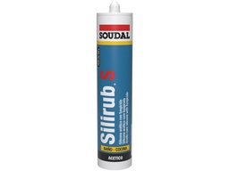 [121272] SILICONA UNIVERSAL C/FUNGICIDA BLANCA 300ML SOUDAL