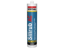 [121269] SILICONA UNIVERSAL ACET ALUMINIO CART.300ML SOUDAL